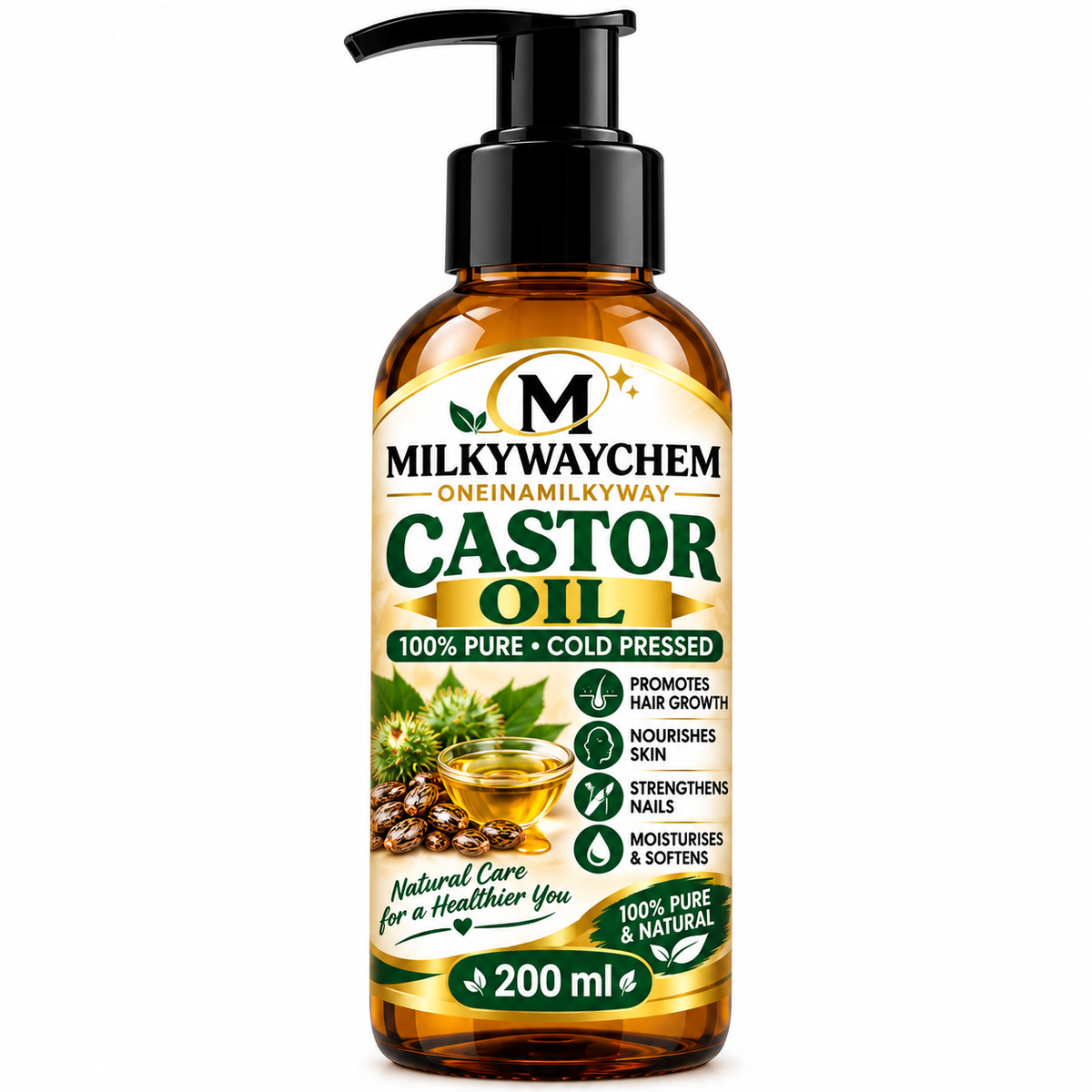 Milkywaychem Castor Oil – 200 ml