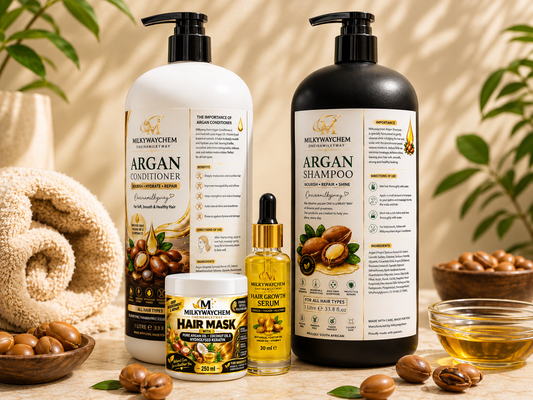 Milkywaychem Argan Oil Hair Care Set – 4-Piece Complete Hair Care Routine